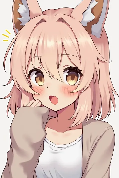  1 girl, tongue,  textured skin,  shortcut ,  smaller breasts, Animal ears loli,  Blushing ,  illustration,  sex