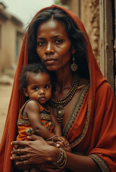 Mother in ethiopian