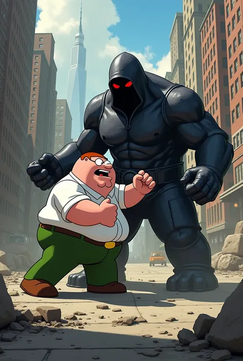 peter griffin fighting with casoh