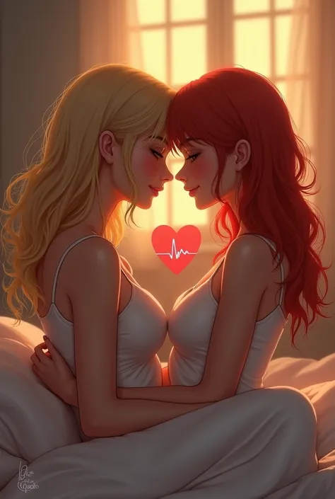 👱‍♀️👩‍🦰🛌♥️