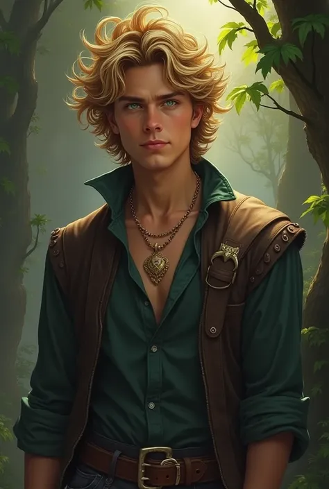 Varian is a strikingly handsome young man, his boyish charm and carefree demeanor making him the perfect foil to Draven’s more intense and brooding presence. He stands tall with a lean, athletic build that reflects his active lifestyle and love for adventu...