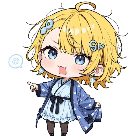  high quality
1 girl   ,    Sky Blue Eyes ,    Blonde 、   shortcut  ,     earrings for women   ,  Ahoge pointing downwards,     asymmetrical bangs  ,   クマのshaped hair ornament ,  [[Sleepy eyes、   black tights、whole body、vigil、  has a white background 、Skin...