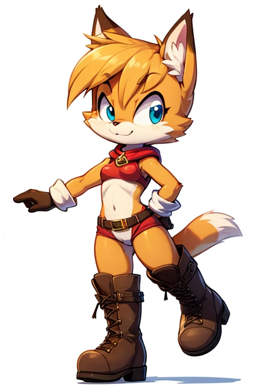 Female furry puss in boots tiny toons adventure style 