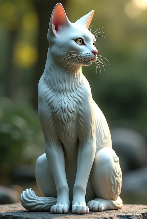 Nugins Kang Ha-rin, female, Cat statue