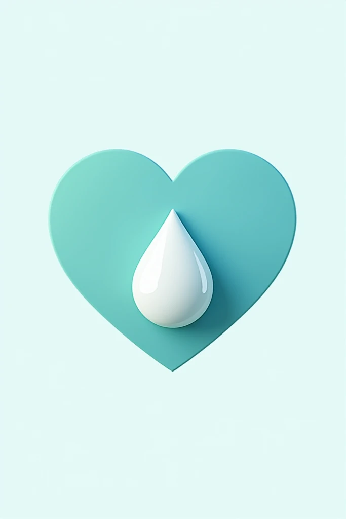 The logo for the pharmacy is . heart, formed by two drops of medication.