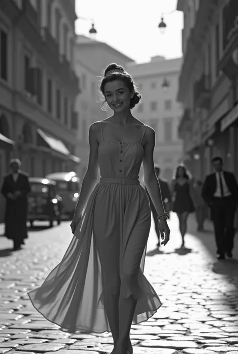 Audrey Hepburn　　Roman Holiday　Launch it in black and white　　Make it more beautiful