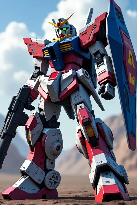 A robot similar to Strike Freedom Gundam