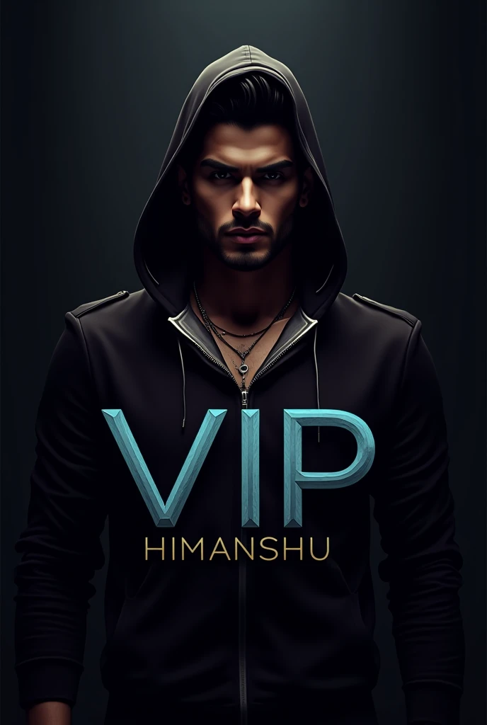 Make a logo name  Himanshu Vip bot like a modern style bades boy