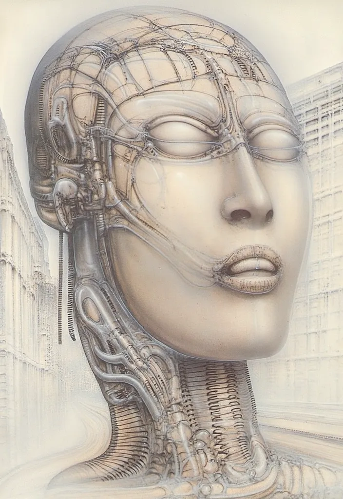 h. r. giger's g1g3r, , giger_style, h. r. giger's g1g3r, , giger_style, the image is a detailed view of h.r. giger's \" aleph (w...