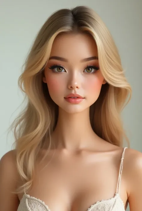 Pretty girl looks like Barbie