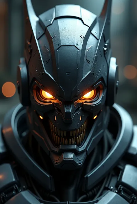 Cool badass and deadly robot face 