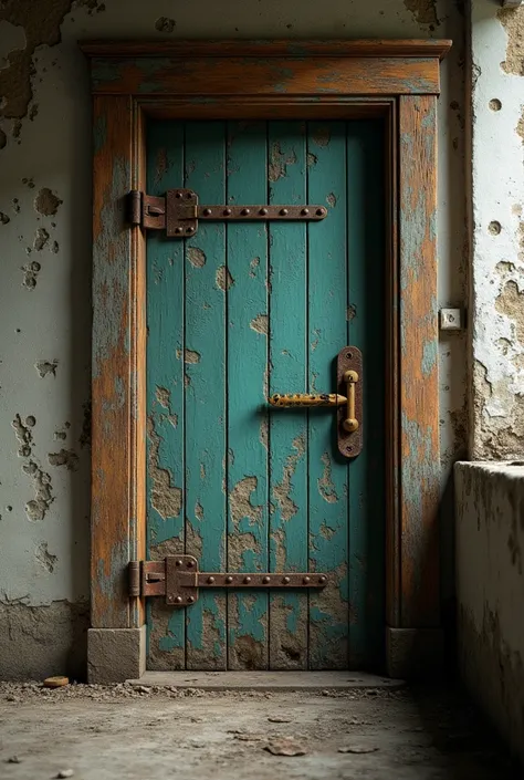 3d photo of an old door