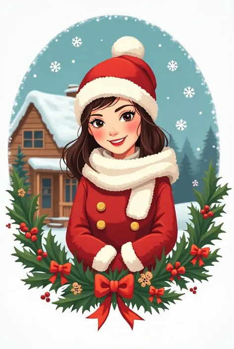 Lucys shop logo Christmas motif