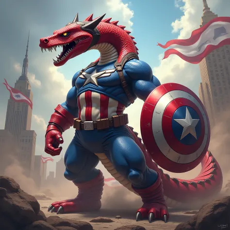 Snake Captain america