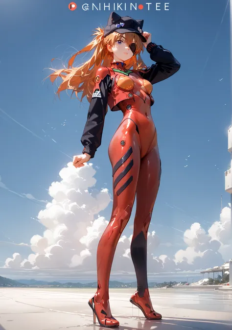 best quality, best quality, high quality illustrations that shrink in the air, masterpiece, ultra high resolution, detailed background , absurd, perfect anatomy, performance , Good lighting, Shadows in the Movies, 1 girl, Alone, Neon Genesis Evan...