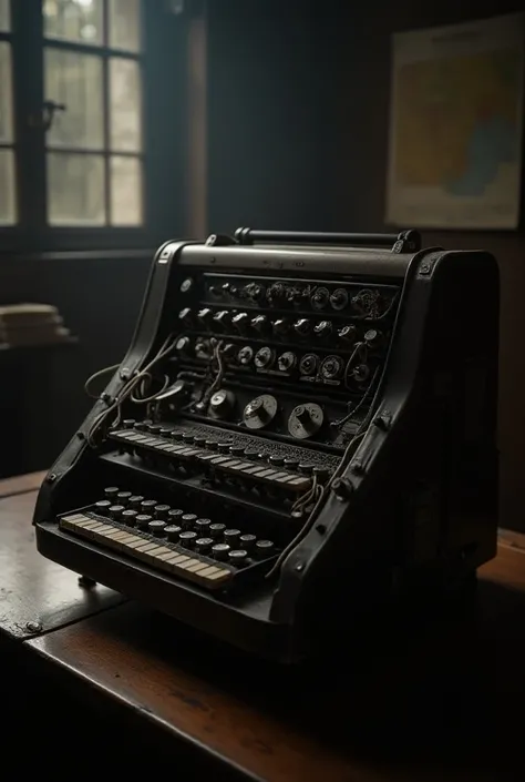 Enigma machine from the Second World War 