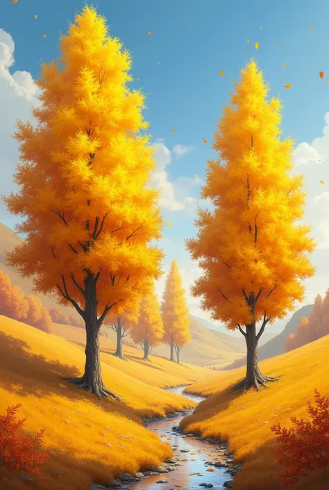 Yellow trees 