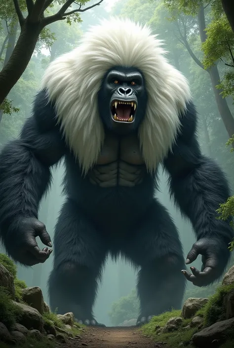 King Kong with white wig