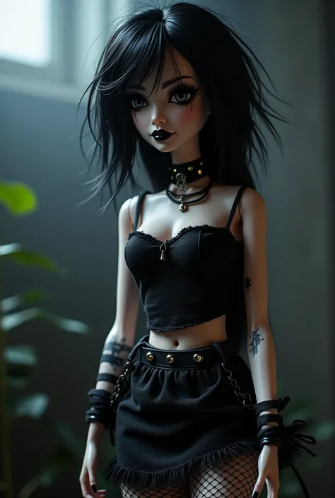 Barbie with emo style