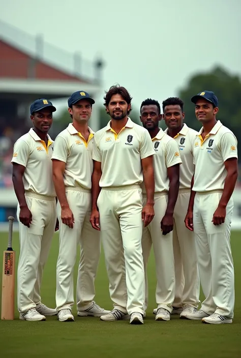 A group photo of Sir Jack Hobbs, Sir Don Bradman, Sachin Tendulkar, Sir Vivian Richards, Brian Lara, Sir Garfield Sobers, Jacques Kallis, Adam Gilchrist, Shane Warne, Muttiah Muralitharan, Sir Richard Hadlee, Kumar Sangakkara, Brett Lee, Dennis Lillee, Ric...