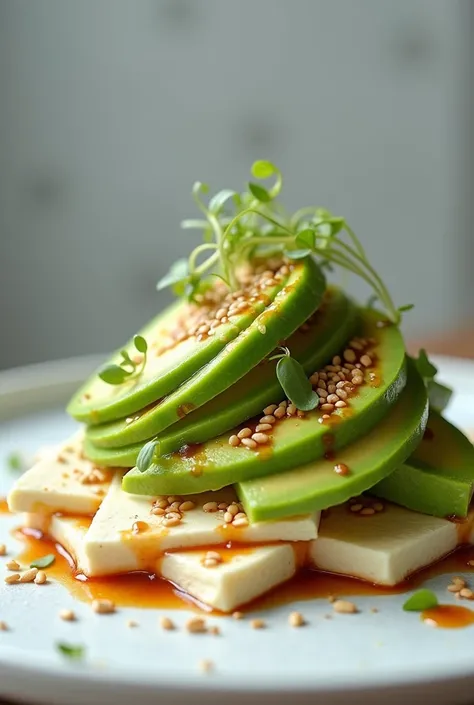 Avocado Tofu Tofu Gourmet Soy Tartare