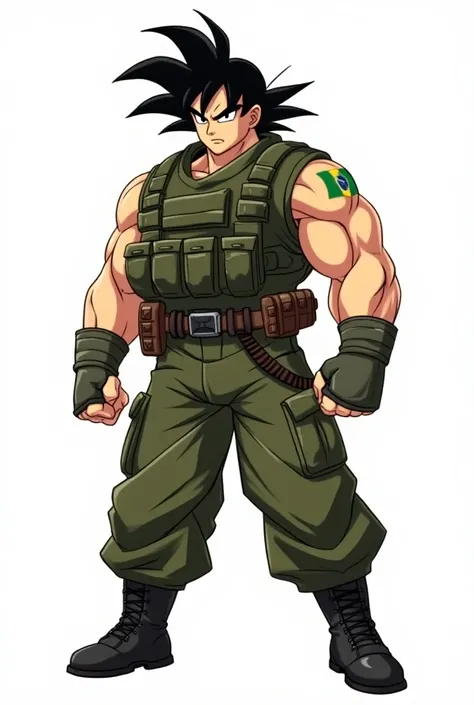 Brazilian Army Roblox Goku Square PNG