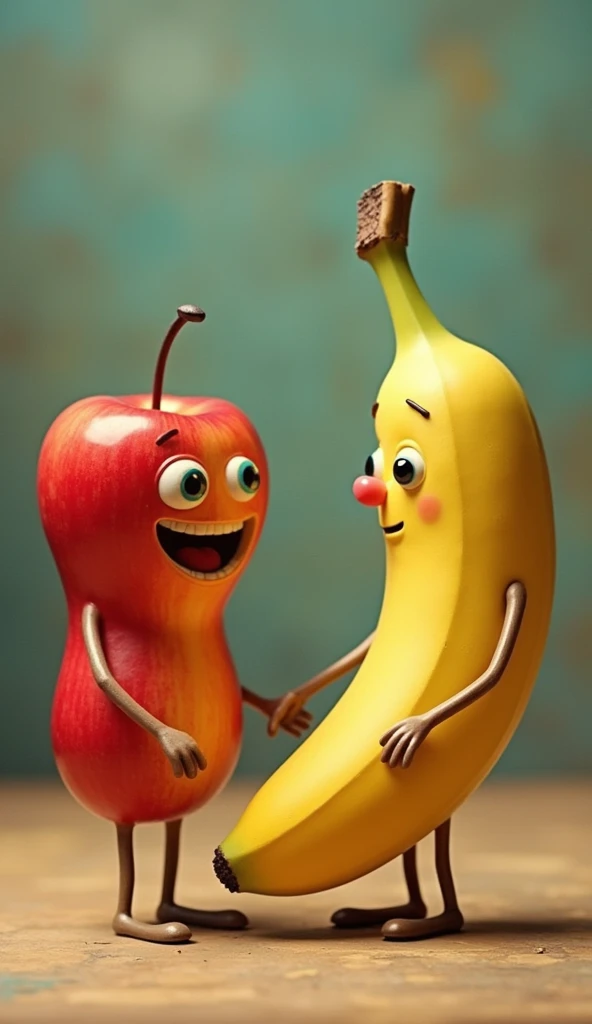 Agar aap "apple" aur "banana" ke ek dosre se baat karne ki baat kar rahe hain, to ye ek creative aur fun idea hai! Kya aapko ek short story chahiye jisme apple aur banana ek doosre se baat karein? Agar haan, to batayein kya theme honi chahiye: dosti, mazaa...