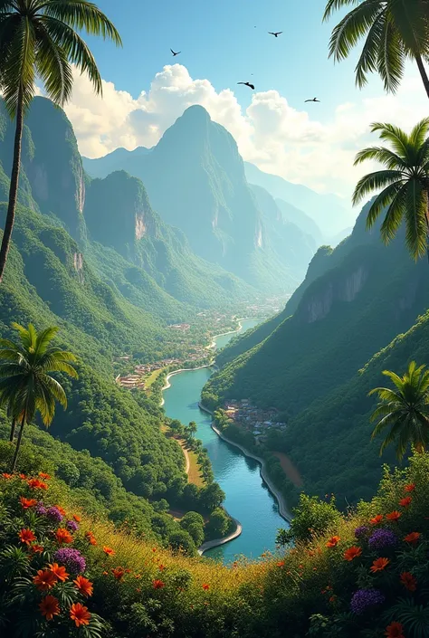 A beautiful landscape in Brazil 