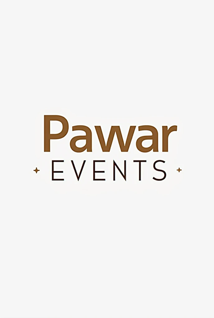 A logo from event management ( pawar events seoni )