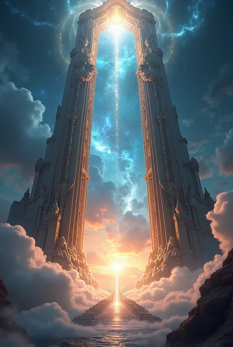 (photorealism:1.2), a celestial gateway to heaven. 4K, realistic.