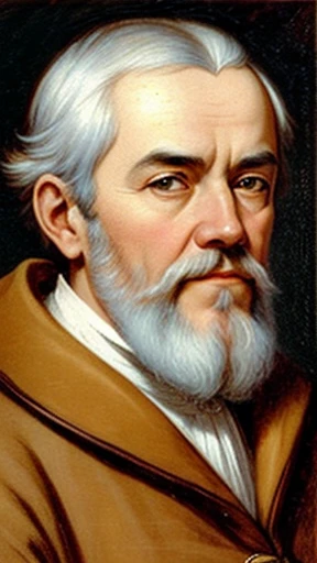 A man O Galileo short hair focused on his face