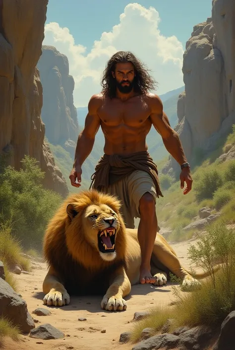 Samson and the Lion in the Bible 