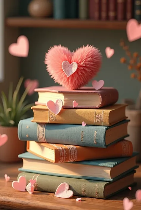 Books with Some Hearts