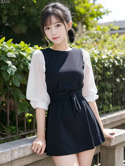   RAW photo, (8k), (  best quality:1.5), (Genuine), (Genuine:1.5),     ultra high resolution ,  A very cute girl with clear white skin , baby face、  RAW photo, 8k,   best quality,     ultra high resolution ,  Small Bust、  slender figure、  beautiful legs wi...