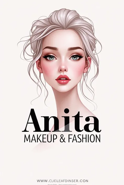  Take on the role of an expert graphic designer and create a creative logo for a company called "anita, makeup & fashion" dedicated to the field of fashion and beauty .