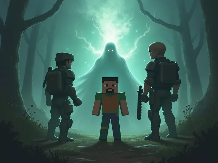 ghost de call of duty, steve de minecraft y teemo de league of legends juntos