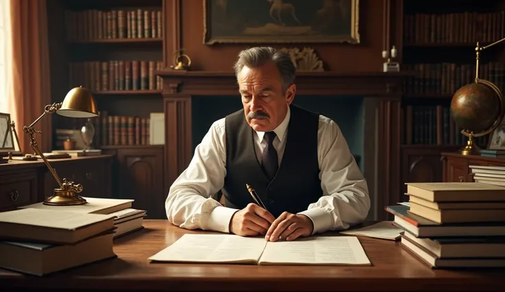 Man studying in 1932