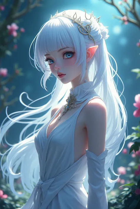 One from the anime with white hair