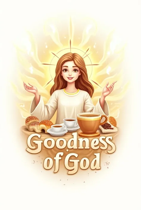 company logo: Goodness of God Sweets and Coffee Shop
