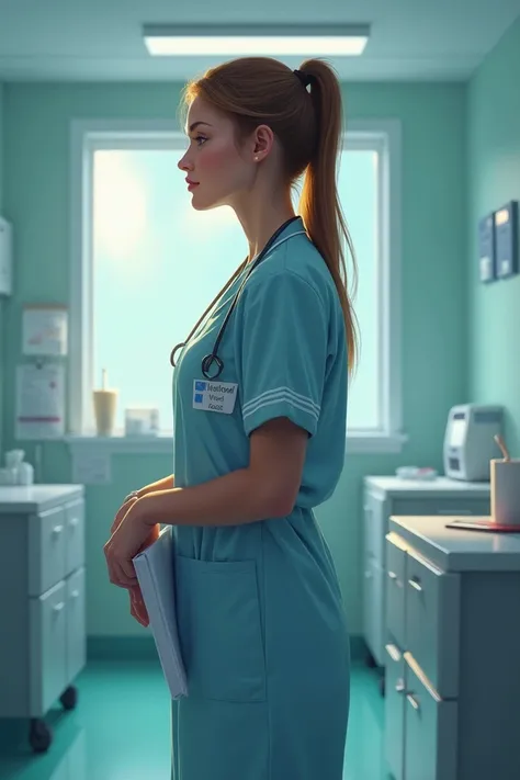 Nurse thinking