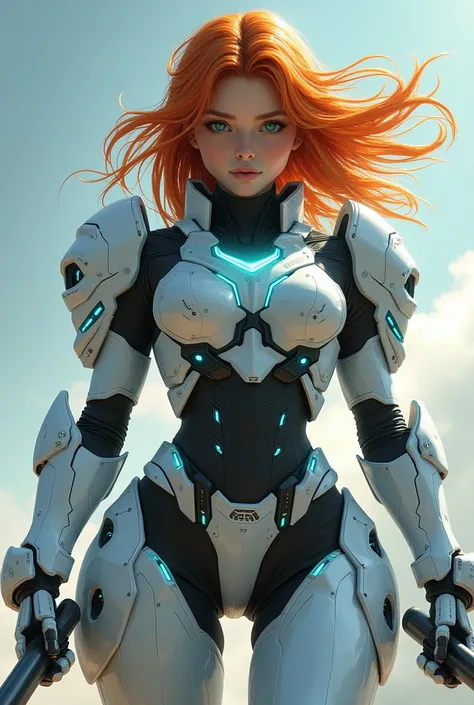  (Facing viewer), (masterpiece:1.2, Highest quality,High resolution,Super detailed),8k,wallpaper,(Very detailed),(Armored Core Style), young Woman in robot armor, tall woman, giant physique, large breasts, large ass, slim waist, wide hips, amazonian figure...