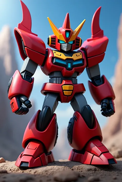 I want you to model a funko of the robot from the anime Barón Rojo