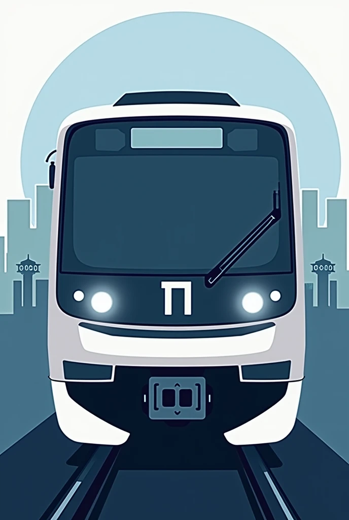 Logo metro train Thessaloniki , Θ letter 