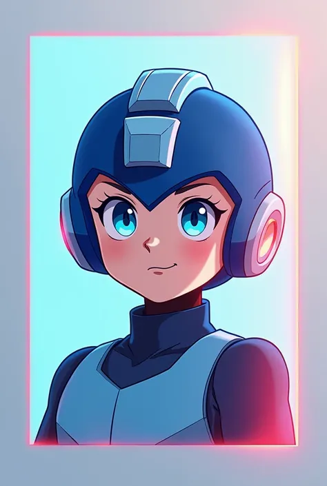 VERY THIN frames for rectangular Megaman 7 style transparent profile photos , only the frame 
