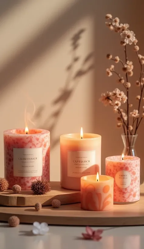 Make an image of candle scents 
