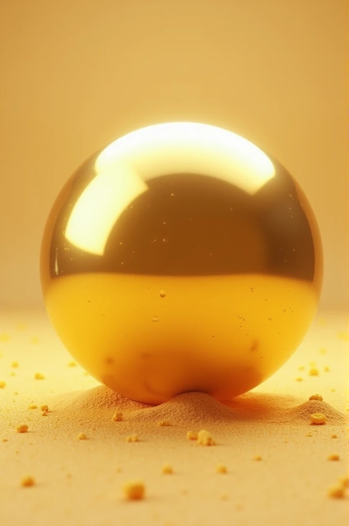 Make a sand ball just like the golden ball