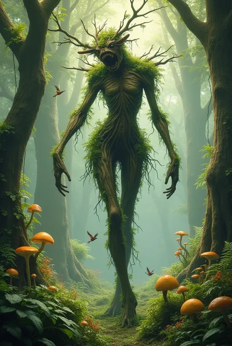 A humanoid forest with 180