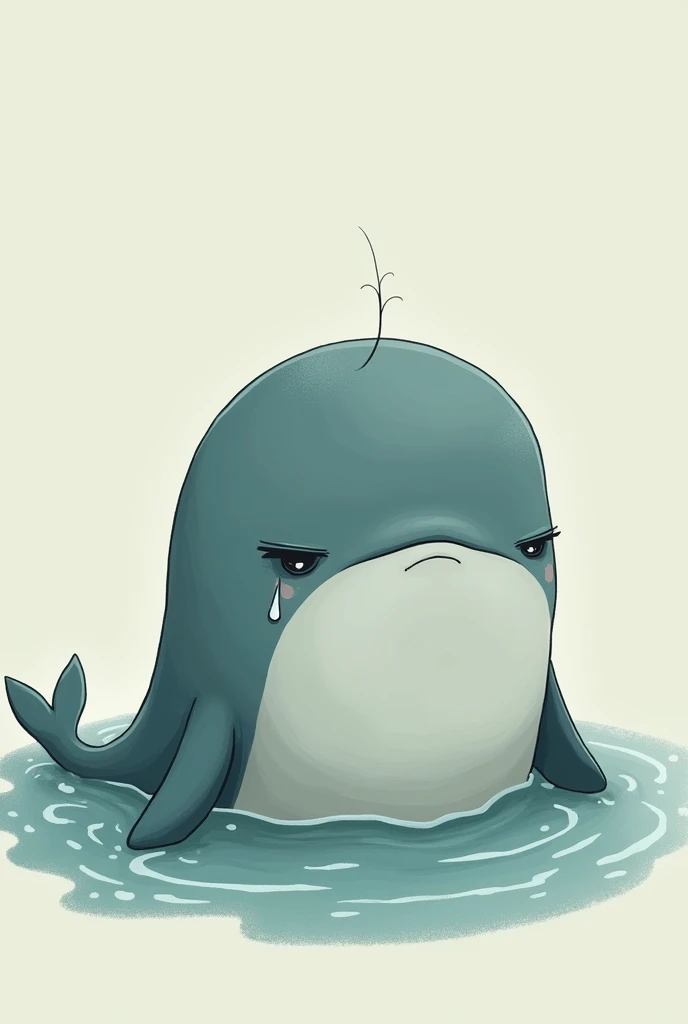 But the whale was sad cartoon