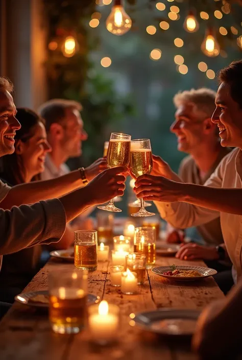 La convivialité
Narration : Lalcool est une substance qui peut avoir des effets variés sur notre corps et notre esprit. Lorsquil est consommé avec modération, il peut être apprécié lors de moments sociaux.

Fond dimages : Une scène animée dun groupe damis ...