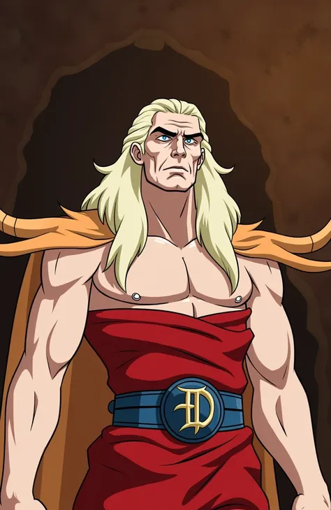 Show me the dickDamien (a  old blond with blue eyes muscular) 